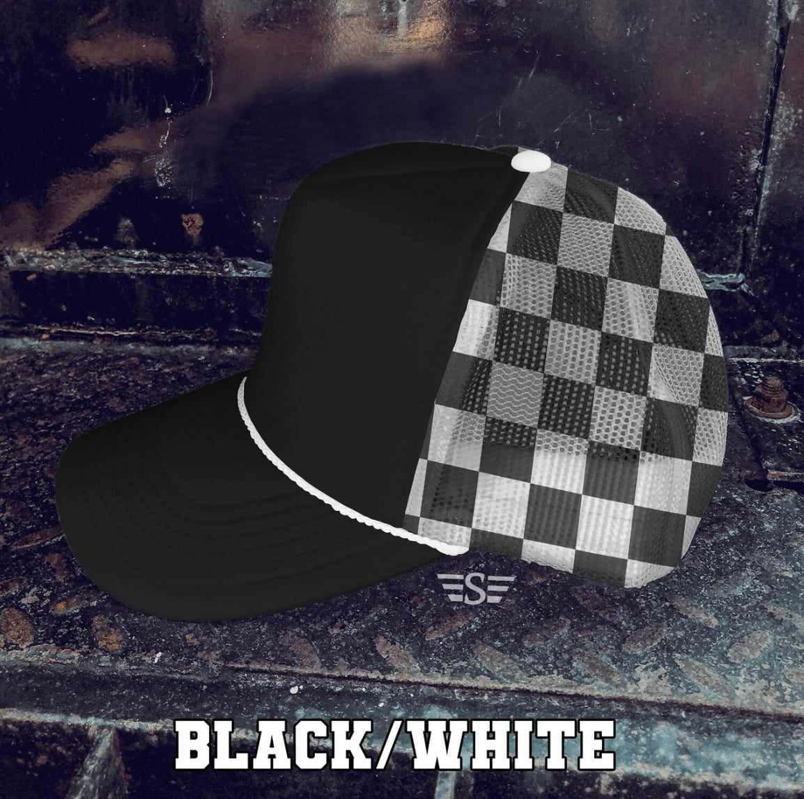 Youth-Checkerboard Cap