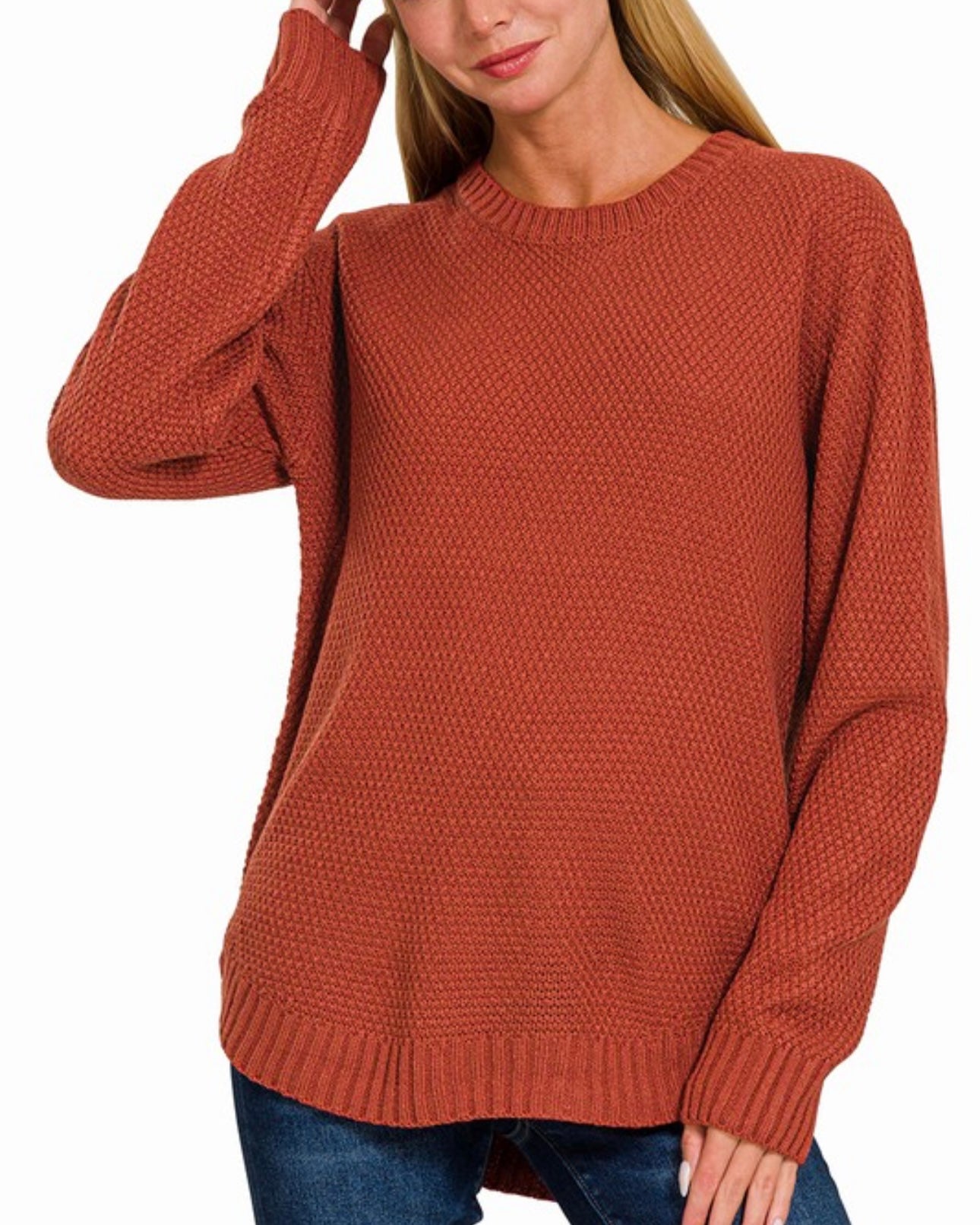 Round Neck Basic Sweater